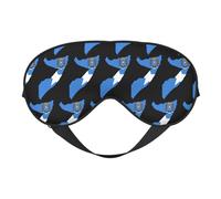 Flag of Somalia Map 7 Flag of Somalia Map Sleep Masks Adjustable Strap Soft Eye Mask for Women Men Travel Work Home