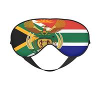Flag of South Africa 11 Flag of South Africa Sleep Masks Adjustable Strap Soft Eye Mask for Women Men Travel Work Home