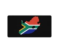 Flag of South Africa Cute Gaming Mousepad Rubber Base Desk Mat for Home Office Laptop Computer