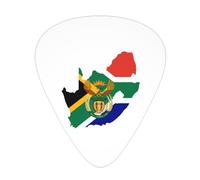 Flag Of South Africa Map Guitar Picks Plectrums For Guitar Bass 12 Pack