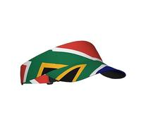 Flag of South Africa Visor Hat Sun Protection for Beach Sports Golf Running Hiking Unisex Adjustable for Women Men Adult