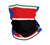 Flag of South Sudan Pattern Balaclava Face Mask for Men & Women - Uv Protection Neck Gaiter, Multi-Use Cycling Mask & Breathable Headband