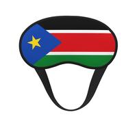 Flag of South Sudan Sleep Mask Soft Eye MaskBlindfold Eyeshade Smooth Comfortable Eye Cover with