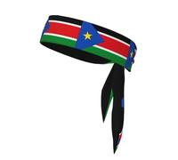 Flag of South Sudan Sports Head Tie. Comfortable, Breathable, Fashionable, Unisex, Suitable for Running, Yoga, Fitness and Other Sports.