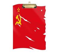 Flag of Soviet Union Union of Soviet Socialist Republics Mini Clipboard National Hard Board for Soccer Truck Driver Size 9x12