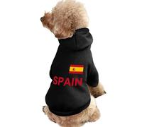 Flag of Spain Dog Hoodie Sweatshirt Dog Sweater Pet Coat