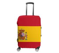 Flag of Spain Washable Suitcase Cover Protective Luggage Case Covers Elastic Baggage Protector S