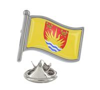 Flag of Suffolk Ceremonial County Flag Silver Lapel Pin Badge