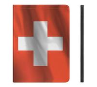 Flag of Switzerland Printed Tablet Case with Pencil Holder Unisex Slim TPU Protective Cover Compatible with iPad 2020/Pro 2020/Pro 2021/Air4/Air5