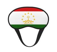 Flag of Tajikistan Elastic Band Eye Mask for Sleeping, Blackout Sleep Mask Block Light, Comfortable Travel Nap