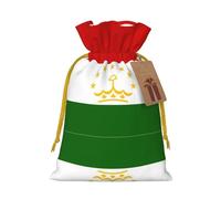 Flag Of Tajikistan Print Drawstring Gift Bags,For Holiday Season,Birthdays,Anniversaries And Any Special Occasion
