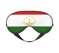 Flag of Tajikistan Print Sleep Mask Silk-Like Eye Mask Sleeping Eye Mask for Women Men for Travel Sleep Relaxation