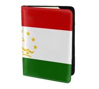 Flag of Tajikistan Printing Fashion Passport Holder Personalized Printed Cowhide Id Holder Travel Passport Cover 5.5 in