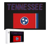 Flag of Tennessee Puzzles Customized Challenging Gifts for Adults 300/500/1000 Piece