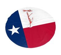 Flag of Texas 30" Patterned brushed Christmas tree skirt | Suitable for 30-, 36-, or 48-inch trees | Perfect Christmas party decoration