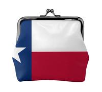 Flag of Texas Coin Purse.Double Sided Coin Purse for Women, Small PU Leather Card Holder