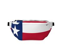 Flag of Texas Crossbody Waist Pack â€“ Large Capacity Lightweight Sling for Outdoor Sport, Travel, Shopping