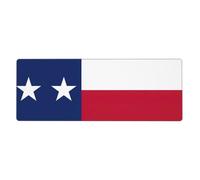 Flag of Texas Keyboard and Mouse Pad, Extra Large Desk Cover, Spill Resistance Mat for Smooth Tracking