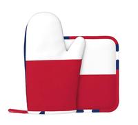 Flag of Texas Oven Mitts and Pot Holders Sets.Printed Oven Mitt & Pot Holder Set, Non-Slip Heat Resistant Kitchen Grips