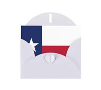 Flag of Texas Print Greeting card Blank card with envelope,Unique Designs for Festivals Invitations