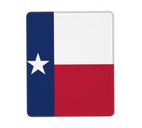 Flag of Texas Printed Comfortable Mouse Pad-Non-Slip PU Leather Base, Smooth & Modern Design for Office, HomeUse7.9 x 9.5 in