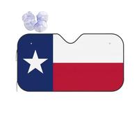 Flag of Texas Printing Car Windshield Sunshade-Thicken Bubble Block Heat and Sun UV Rays,Front Windshield,Sun Visor