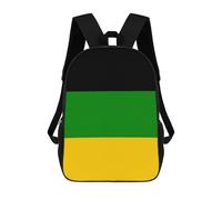 Flag of The African National Congress Classic Mens Backpack Womens 17 Inch Shoulder Bag