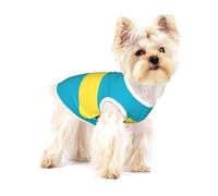 Flag of the Bahamas Full Print Cotton Pet Vest S Dog Cat Clothes Soft Elastic Breathable Pullover Pet
