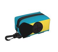 Flag of the Bahamas Pet travel garbage bag storage bag Essentials for hiking or camping in the countryside Ensure you have an enjoyable experience