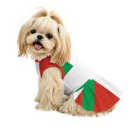 Flag of The Basque Country Dog Dress for Small to Medium Puppy | Cute Pet Clothes Sleeveless Crew Neck Hawaiian Holiday Party Outfits