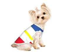 Flag of The Canton of Mecklenburg Small Dog Shirt,Soft Breathable Dog Shirt for Dogs Cats Boy Girl Pet Tshirt,Suitable for Small Pets