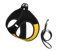 Flag of The Canton of Saxony-Anhalt Dog Harness - Equipped with Reflective Straps and Quick Release Buckles - Suitable for Small Cats and Dogs