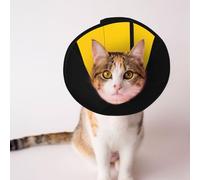 Flag of The Canton of Saxony-Anhalt Soft Dog Cone Collar, Depets Adjustable Recovery Pet Cone E-Collar for Cats Kittens Rabbits, Comfy Elizabethan Collar