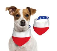 Flag of The Canton of Schleswig-Holstein Dog Bandana for Small Medium Large Dogs, Cat Dogs Kerchief Triangle Bibs Scarf for Girl Or Boy