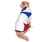 Flag of The Canton of Schleswig-Holstein Dog Hoodie â€“ Soft & Breathable Polyester Pet Clothes for Medium, and Large Dogs