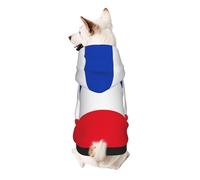 Flag of The Canton of Schleswig-Holstein Dog Hoodie - Soft & Breathable Pet Clothes for Small to Large Dogs, Stylish and Comfortable Dog Clothes