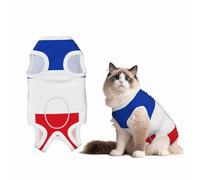 Flag of The Canton of Schleswig-Holstein Recovery Suit for Dogs Cats After Surgery,Pet Recovery Shirt, Dog Onesies Pet Surgery Recovery Suit