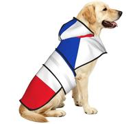 Flag Of The Canton Of Schleswig-Holstein Waterproof Dog Raincoat And Rain Jacket For Small Medium Large Dogs With Reflective Stripes And Adjustable Belly Strap