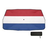 Flag of The Caribbean Netherlands car Windshield Sun Shade Foldable Reflector Keep car Cool sunshield polarisado para carro
