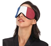 Flag of The Caribbean Netherlands Travel Essential Sleep Mask for Side Sleeper with Elastic Adjustable Band Blackout with Adjustable Strap Sleep Mask for Side Sleeper Travel Work Nap