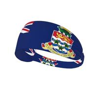 Flag of the Cayman Islands Elastic Exercise Headband Light Comfort Absorb Sweat Breathable for Outdoor Sports Wearing