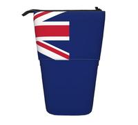 Flag of The Cayman Islands Expandable Stand Pencil Pouch, Multi-Design Oxford Fabric, Adjustable Height, Multi-Use Cosmetic Bag