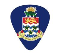 Flag of the Cayman Islands Guitar picks, thin, medium, heavy, 12 pieces, suitable for guitar, bass, electric guitar, ukulele, wear-resistant guitar picks,