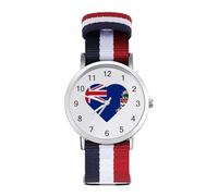 Flag of The Cayman Islands Heart Leisure Men's Wrist Watches Alloy Analogue Quartz Watch Fashion Accessories