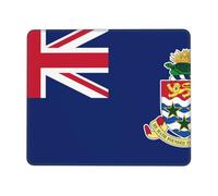 Flag of The Cayman Islands Horizontal Mouse Pad 7 x 8.6 in Fully Printed Design Suitable for Office Study and Gaming