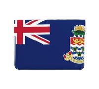 Flag Of The Cayman Islands Leather Laptop Sleeve 13 Inch-Pu Leather Protective Case For Macbook, Slim Computer Bag For Daily Travel