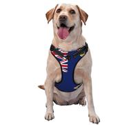 Flag of The Cayman Islands Medium Printed pet Traction Vest for Pets to wear When Walking The Dog or Climbing Mountains