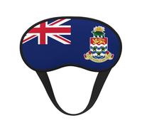 Flag of The Cayman Islands Print Blackout Sleep Mask - Light-Blocking, Comfortable, Ideal for Travel, Camping, Meditation, and Yoga