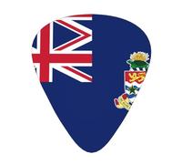 Flag of the Cayman Islands Printed guitar picks - three thicknesses: thin, medium and thick, suitable for electric guitar, bass and ukulele.