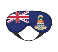 Flag of The Cayman Islands Prints Double-Sided Eye Mask Adjustable Design Light-Blocking and Breathable Suitable for Rest and Travel.